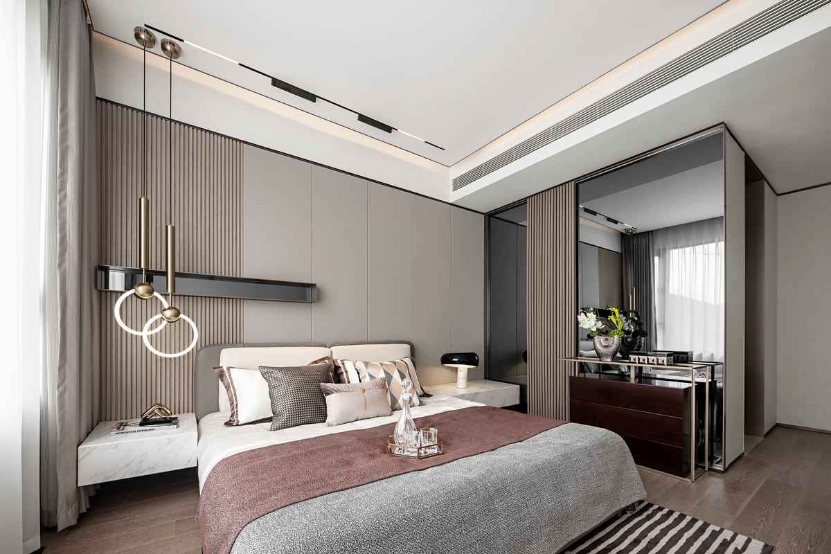 日式侘寂风格室内设计家装案例-卧室 日式侘寂风格室内设计家装案例-卧室